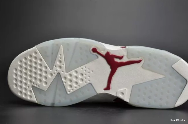 650 Comfortable 6 Jordan 384664-116 Maroon Retro 0822